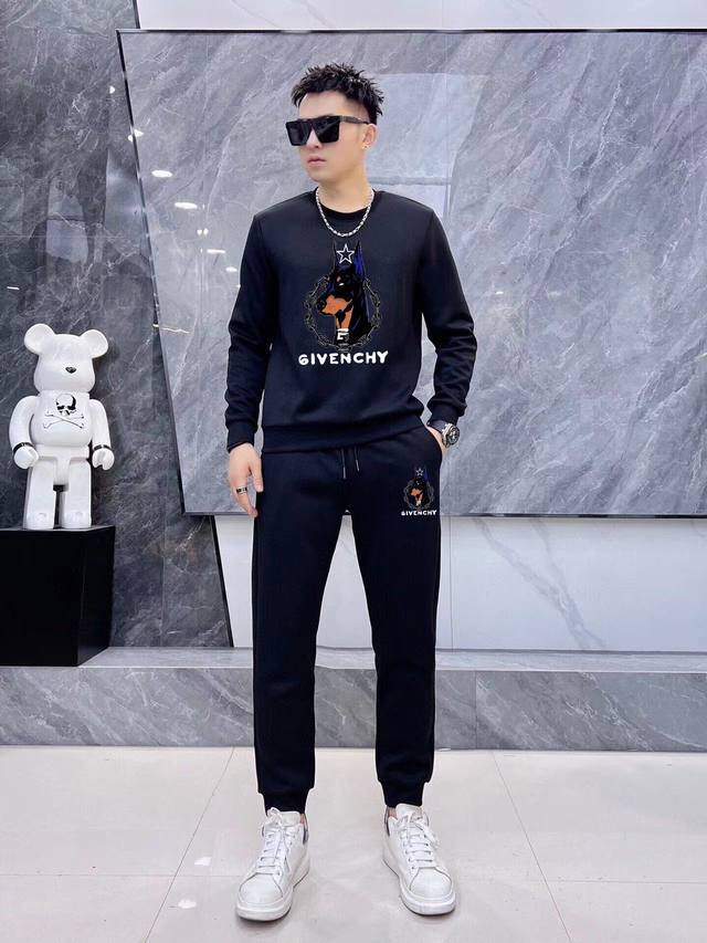 Givenchy 纪梵希 胖子福音 爆款套装来袭 专注官网原版 2023全新爆款卫衣套装 原单狠货倾注顶级设计师的精心之作 就为一个贴合 完美的上身效果 全天然