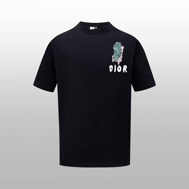 顶级版本 区别通货 - Dior龙年限定款短袖 - 颜色 黑色 - 尺码 Xs S M L - 辅料: 全套定制辅料 - 版型 宽松 - 无性别区分 男女同款