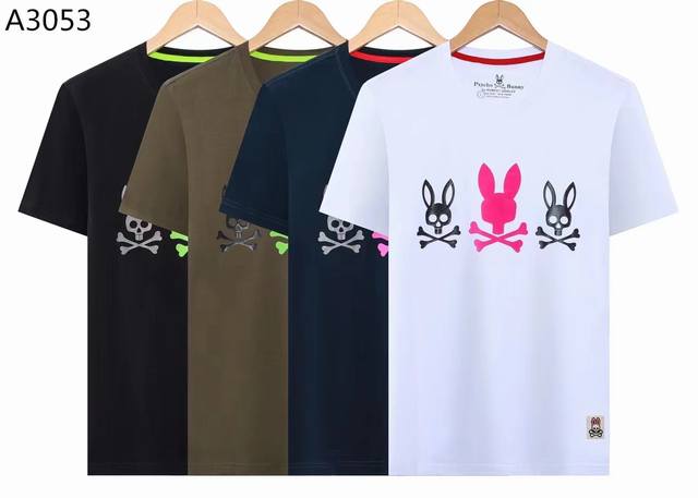 Bunny 男士短袖t恤 拉架棉 M- L