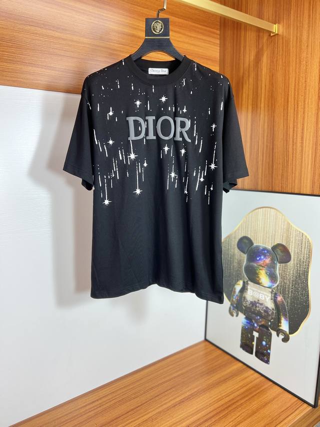 Dior 迪奥 2024年春夏新品上新 三标齐全 圆领短袖t恤 好货不用过多介绍 看细节 专柜码数：S-Xxl 175 140建议m