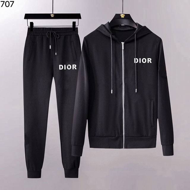 直批 Dior迪奥 胖子福音 爆款套装来袭 专注官网原版 2024全新爆款开衫卫衣套装 原单狠货倾注顶级设计师的精心之作 就为一个贴合、完美的上身效果 全天然优