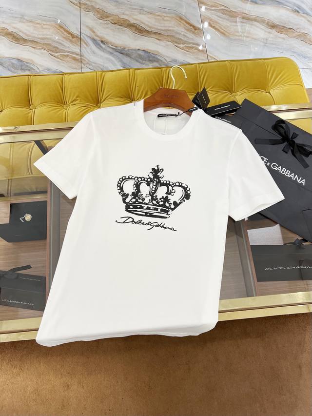 1964Ss新款t恤 完美皇冠标识logo 立体发泡印花工艺 纯棉面料 修身版型 黑 白 码数44-54
